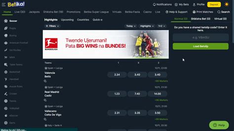 BETIKA ACCOUNT: HOW TO CHECK YOUR BET OUTCOME.